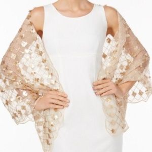 International Concepts Diamond Pailette  Wrap